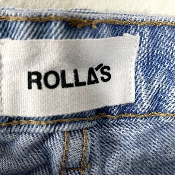 ROLLAS  ORIGINAL‎ STRAIGHT JEAN BYRON WORN ORGANIC SIZE 27 - Picture 5 of 10
